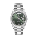 Rolex Day-Date m228239-0033 40MM Green Dial Silver-tone Case