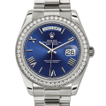 Rolex Day-Date 228349BLRP 40MM Blue Dial Silver-tone Case