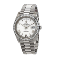 Rolex Day-Date 228349WRP 40MM White Dial Silver-tone Case