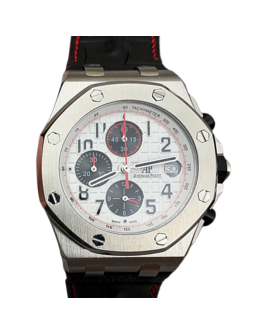 Audemars Piguet Royal Oak Offshore 43mm 26170ST.OO.D101CR.02-2 Men's Leather Strap Stainless Steel