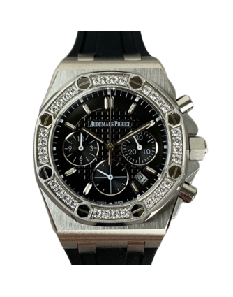 Audemars Piguet Royal Oak Offshore 26231ST.ZZ.D002CA.01 Men's 37mm Black Dial Silver-tone