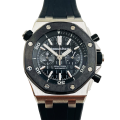 Audemars Piguet Royal Oak Offshore Diver Mens 26703ST-BK02 42mm Silver-tone Stainless Steel