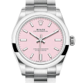 Rolex Oyster Perpetual m277200-0009 31MM Pink Dial Silver-tone Case