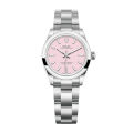 Rolex Oyster Perpetual m277200-0009 31MM Pink Dial Silver-tone Case