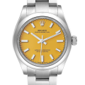 Rolex Oyster Perpetual m277200-0005 31MM Yellow Dial Silver-tone Case