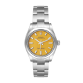 Rolex Oyster Perpetual m277200-0005 31MM Yellow Dial Silver-tone Case