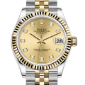 Rolex Datejust m278273-0026 31MM Champagne Dial Silver-tone Case