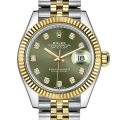 Rolex Datejust m278273-0030 31MM Green Dial Silver-tone Case