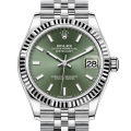 Rolex Datejust m278274-0018 31MM Green Dial Silver-tone Case