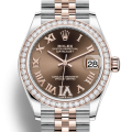 Rolex Datejust m278381rbr-0006 31MM Chocolate Dial Silver-tone Case