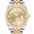 Rolex Datejust m278383rbr-0026 31MM Champagne Dial Silver-tone Case