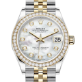 Rolex Datejust m278383rbr-0028 31MM Mother of Pearl Dial Silver-tone Case