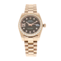 Rolex Datejust m279135rbr-0001 28MM Chocolate Diamond Dial Rose Gold-tone Case