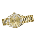 Rolex Datejust m279138rbr-0023 28MM Champagne Dial Gold-tone Case