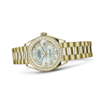 Rolex Datejust m279138rbr-0015 28MM Mother of Pearl Dial Gold-tone Case