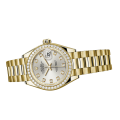 Rolex Datejust m279138rbr-0019 28MM Silver Dial Gold-tone Case