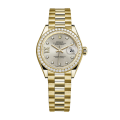 Rolex Datejust m279138rbr-0001 28MM Silver Diamond Dial Gold-tone Case