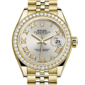 Rolex Datejust m279138rbr-0018 28MM Silver Dial Gold-tone Case