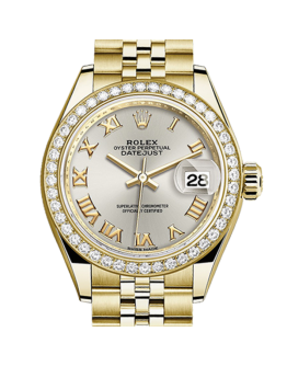 Rolex Datejust m279138rbr-0018 28MM Silver Dial Gold-tone Case