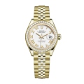 Rolex Datejust m279138rbr-0032 28MM White Dial Gold-tone Case