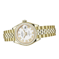 Rolex Datejust m279138rbr-0032 28MM White Dial Gold-tone Case