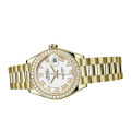 Rolex Datejust m279138rbr-0031 28MM White Dial Gold-tone Case