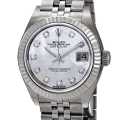 Rolex Datejust m279174-0009 28MM Mother of Pearl Dial Silver-tone Case