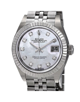 Rolex Datejust m279174-0009 28MM Mother of Pearl Dial Silver-tone Case