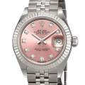 Rolex Datejust m279174-0003 28MM Pink Dial Silver-tone Case