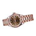 Rolex Datejust m279175-0002 28MM Chocolate Diamond Dial Rose Gold-tone Case