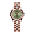 Rolex Datejust m279175-0009 28MM Green Dial Rose Gold-tone Case