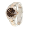 Rolex Datejust m279381rbr-0004 28MM Chocolate Dial Silver-tone Case