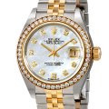 Rolex Datejust m279383rbr-0019 28MM Mother of Pearl Dial Silver-tone Case