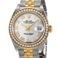 Rolex Datejust m279383rbr-0023 28MM White Dial Silver-tone Case