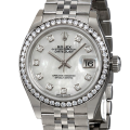 Rolex Datejust m279384rbr-0011 28MM Mother of Pearl Dial Silver-tone Case