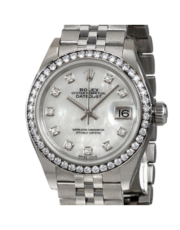 Rolex Datejust m279384rbr-0011 28MM Mother of Pearl Dial Silver-tone Case