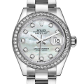 Rolex Datejust m279384rbr-0012 28MM Mother of Pearl Dial Silver-tone Case