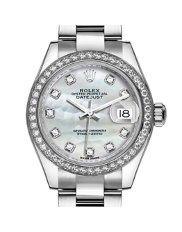 Rolex Datejust m279384rbr-0012 28MM Mother of Pearl Dial Silver-tone Case