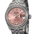 Rolex Datejust m279384rbr-0003 28MM Pink Dial Silver-tone Case