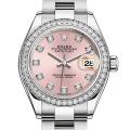 Rolex Datejust m279384rbr-0004 28MM Pink Dial Silver-tone Case