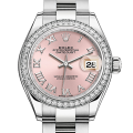 Rolex Datejust m279384rbr-0006 28MM Pink Dial Silver-tone Case