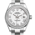 Rolex Datejust m279384rbr-0020 28MM White Dial Silver-tone Case