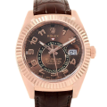 Rolex Sky-dweller 326135-L 41MM Brown Dial Rose Gold-tone Case