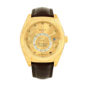 Rolex Sky-dweller 326138 41MM Champagne Dial Gold-tone Case