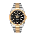 Rolex Sky-dweller m326933-0002 41MM Black Dial Gold-tone Case