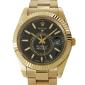 Rolex Sky-dweller 326938BKSO 41MM Black Dial Gold-tone Case