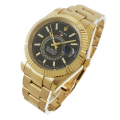 Rolex Sky-dweller 326938BKSO 41MM Black Dial Gold-tone Case