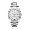 Rolex Sky-dweller 326939-72419 41MM Silver Dial Silver-tone Case