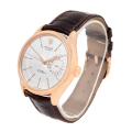 Rolex Cellini m50515-0008 39MM Silver Dial Rose Gold-tone Case