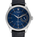 Rolex Cellini m50519-0011 39MM Blue Dial Silver-tone Case